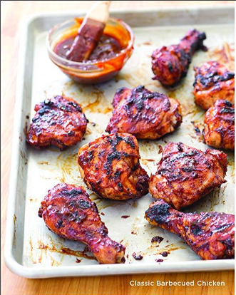 Classic barbecued chicken