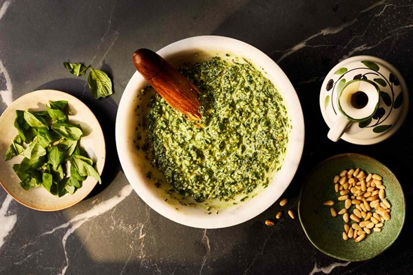 Classic basil pesto (Pesto Genovese)