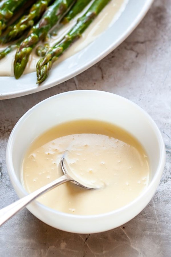 Classic beurre blanc sauce