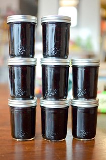 Classic black raspberry jam