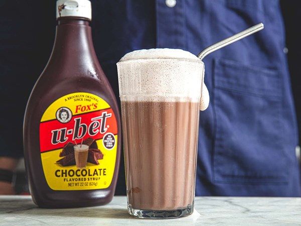 Classic Brooklyn egg cream soda