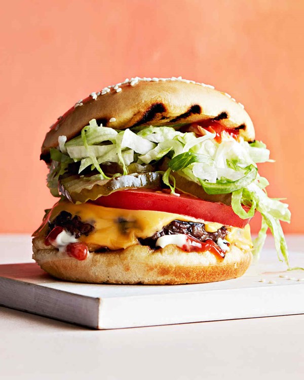 Classic burger-joint cheeseburgers