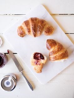 Classic butter croissants