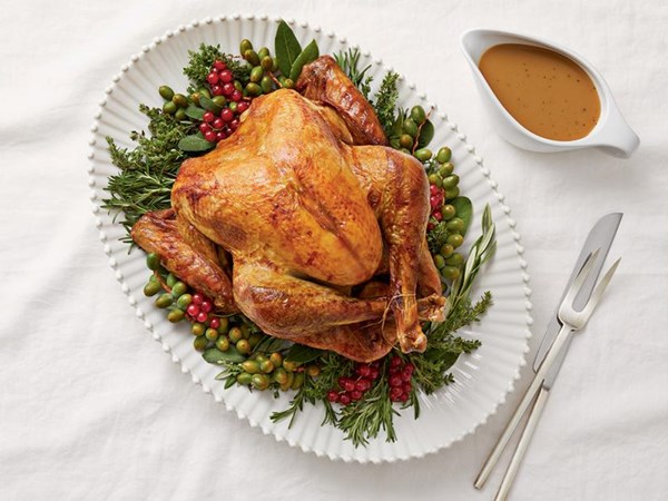 Classic butter-herb roast turkey 