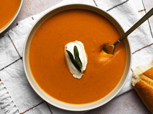 Classic butternut squash soup