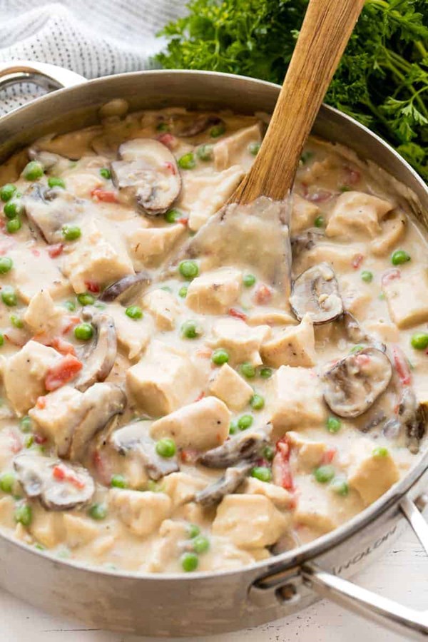 Classic chicken à la king