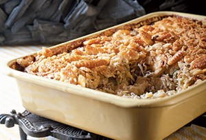 Classic chicken and wild rice hotdish