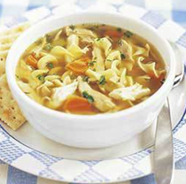 Classic chicken noodle soup