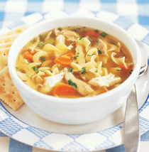 Classic chicken noodle soup