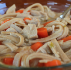 Classic chicken noodle soup