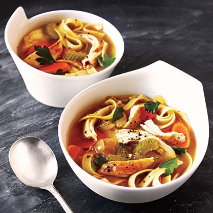Classic chicken noodle soup