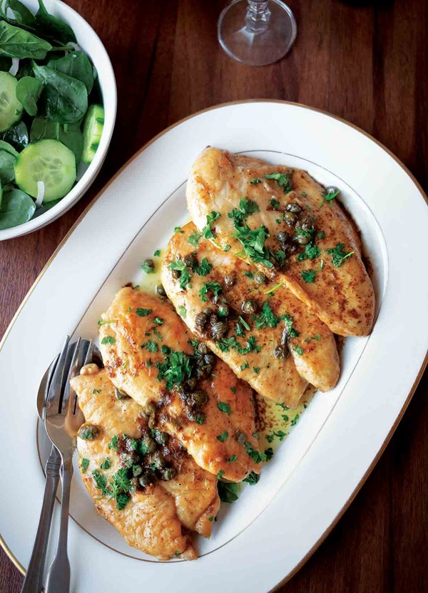 Classic chicken piccata