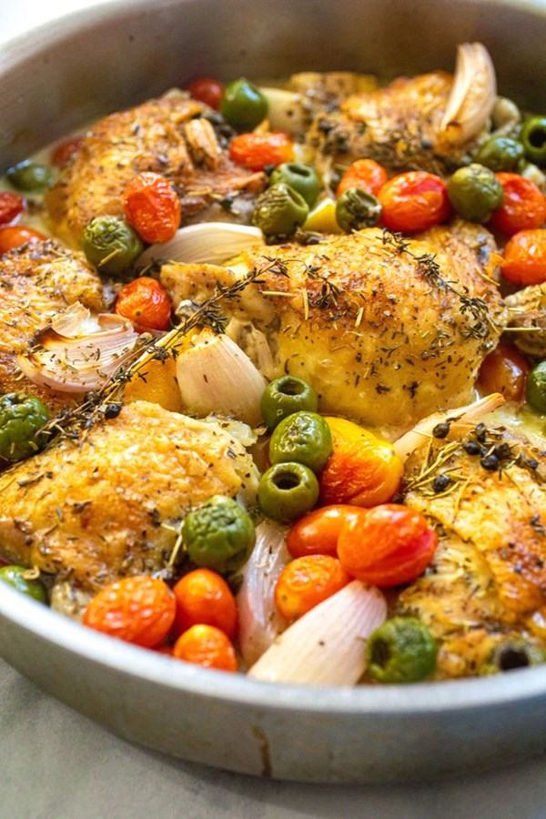 Classic chicken Provencal