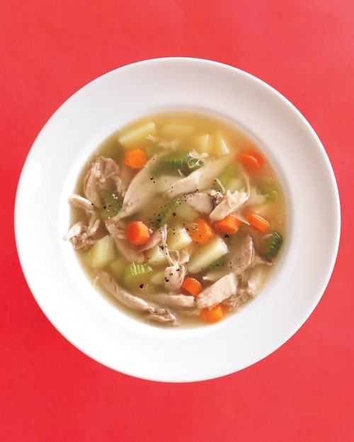 Classic chicken-vegetable soup