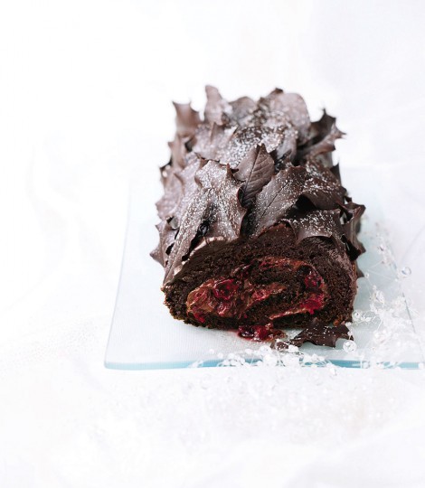 Classic chocolate roulade