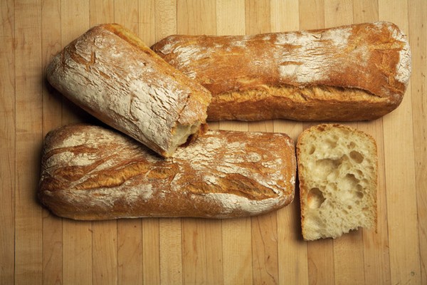 Classic ciabatta bread
