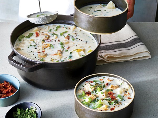 Classic clam chowder