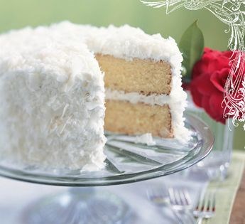 Classic coconut cake