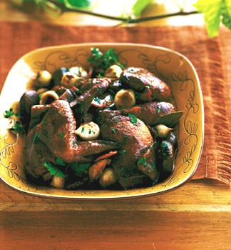 Classic coq au vin