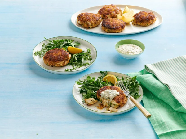 Classic crab cakes