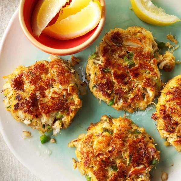 Classic crab cakes