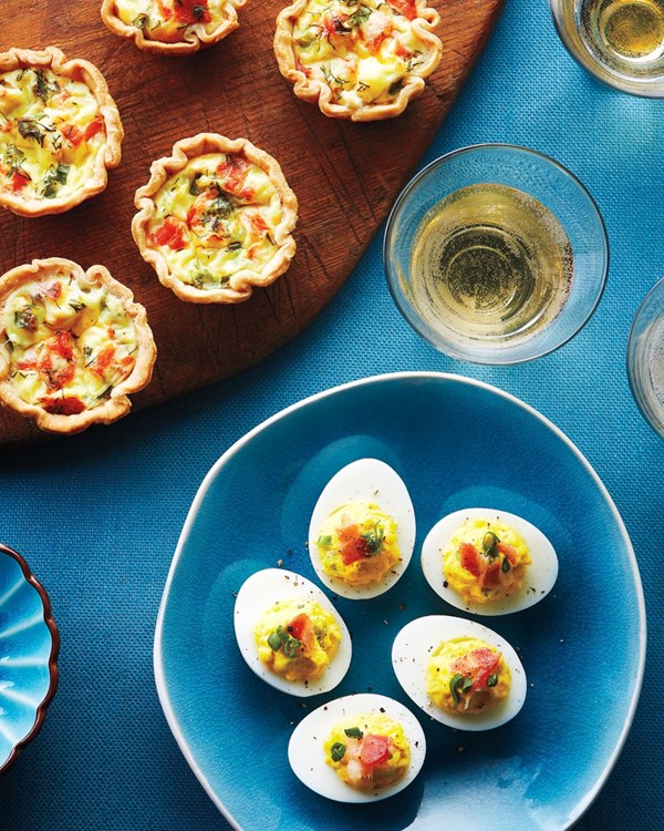 Classic devilled eggs