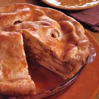 Classic double-crust apple pie