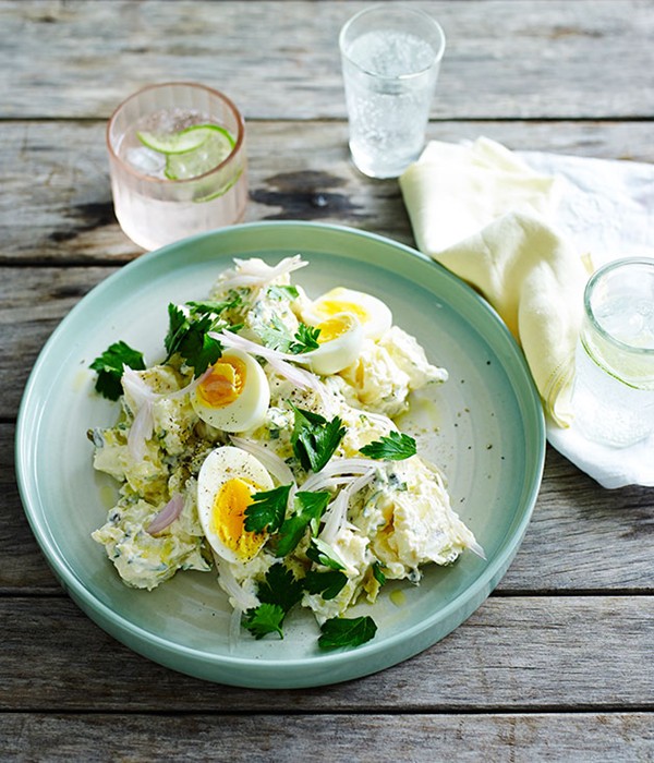 Classic egg and potato salad