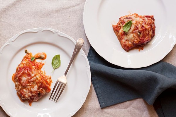 Classic eggplant Parmesan