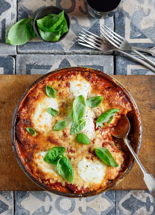Classic eggplant Parmigiana