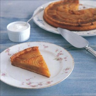 Classic French apple tart