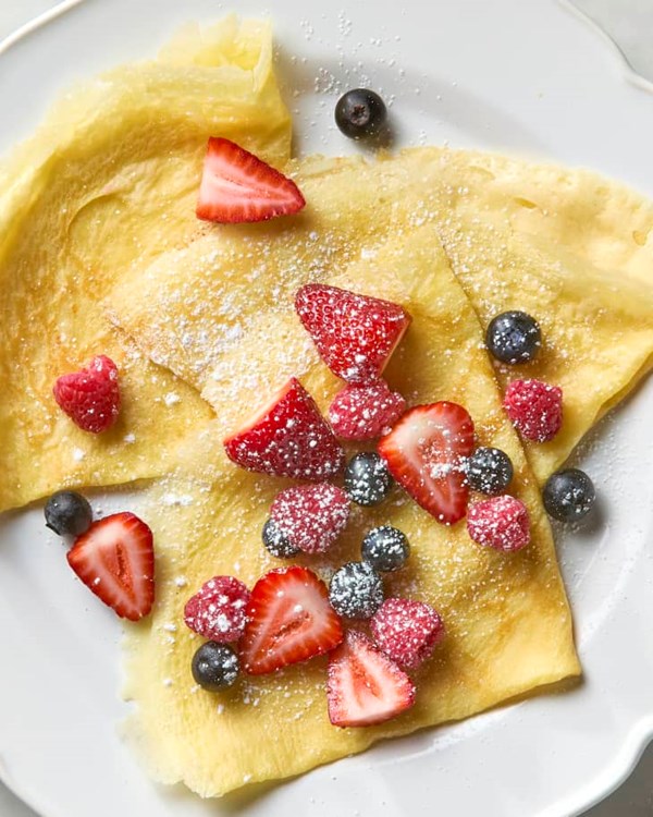 Classic French crêpes