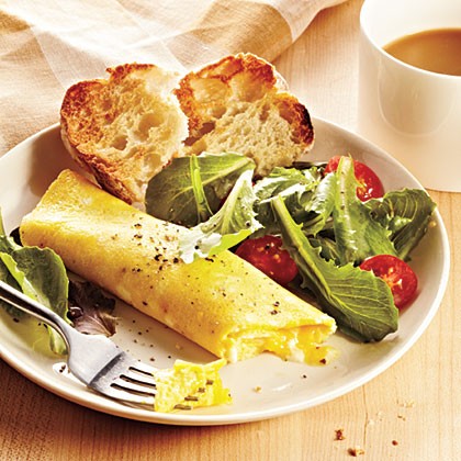 Classic French omelet