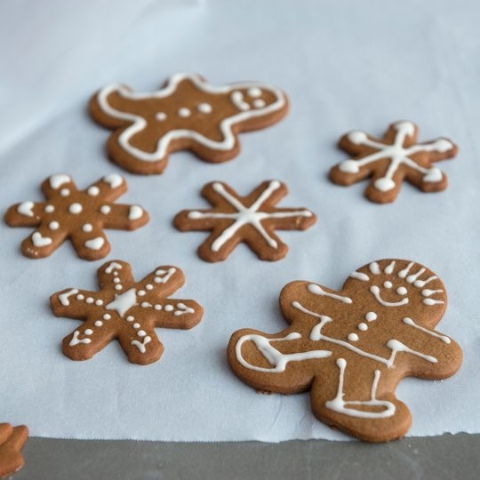 Classic gingerbread cut-out cookies