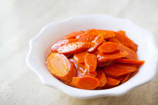 Classic glazed carrots