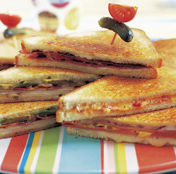 Classic grilled cheese sandwiches