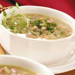 Classic ham and bean soup