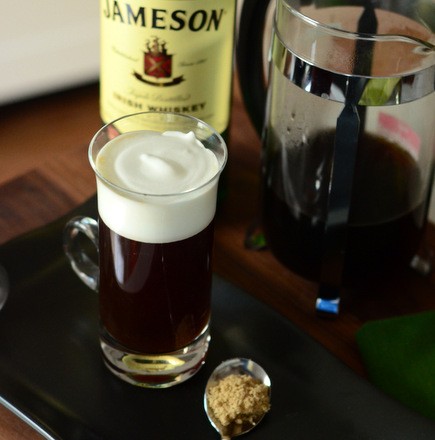 Classic Irish coffee