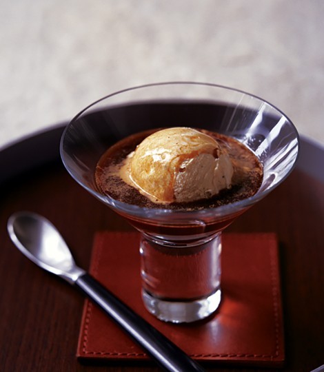 Classic Italian affogato