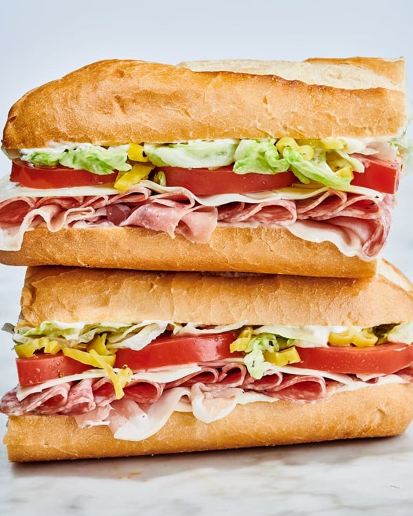 Classic Italian sub sandwich