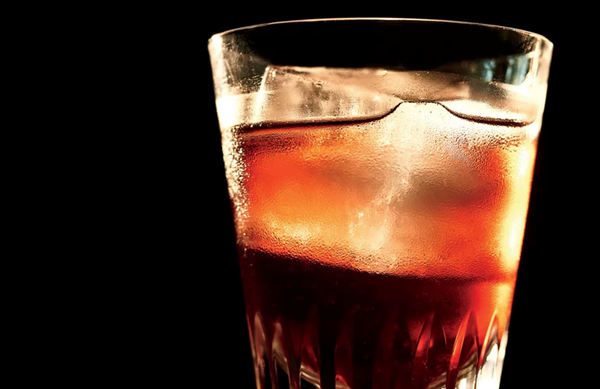 Classic kir cocktail