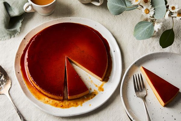 Classic leche flan with vanilla bean 