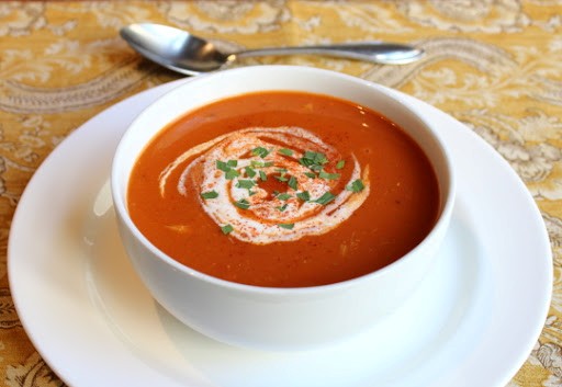 Classic lobster bisque