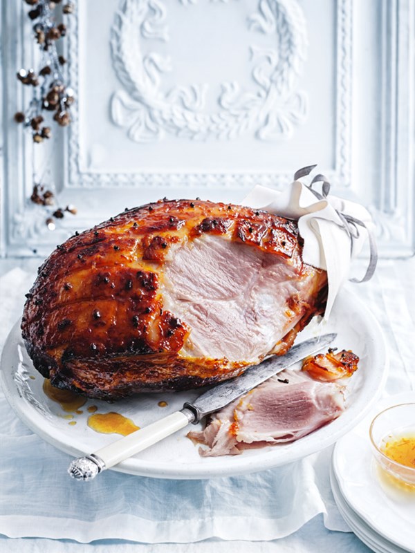 Classic marmalade-glazed ham