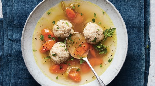 Classic matzo ball soup