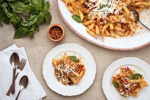Classic pasta alla Norma