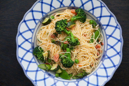 Classic pasta primavera