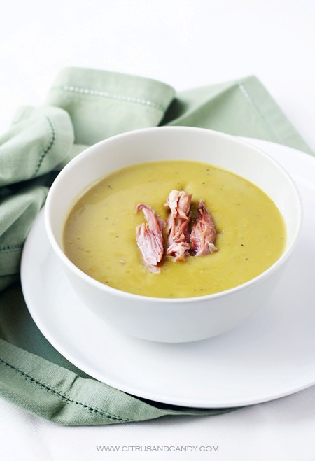 Classic pea and ham soup