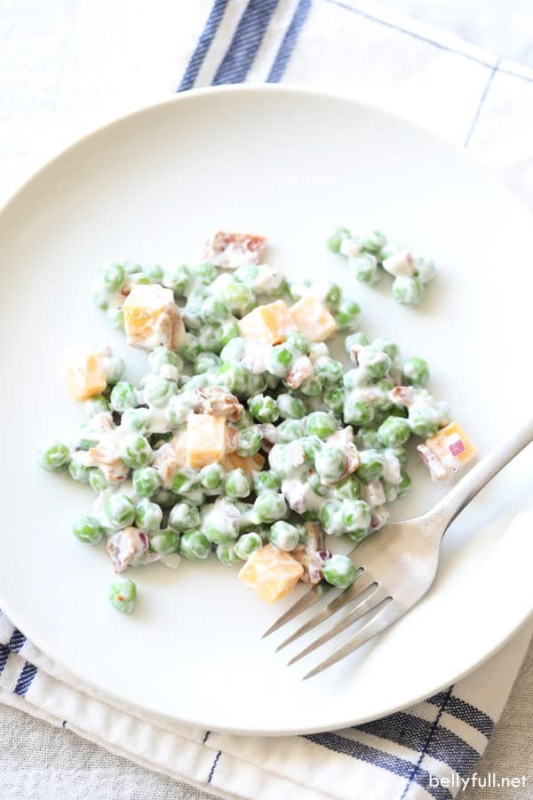 Classic pea salad