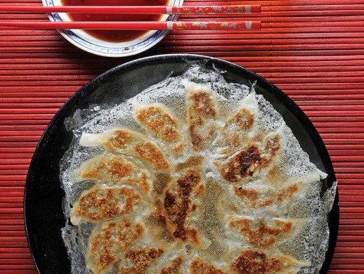 Classic pork gyoza from 'Japanese Soul Cooking' (Cook the Book)